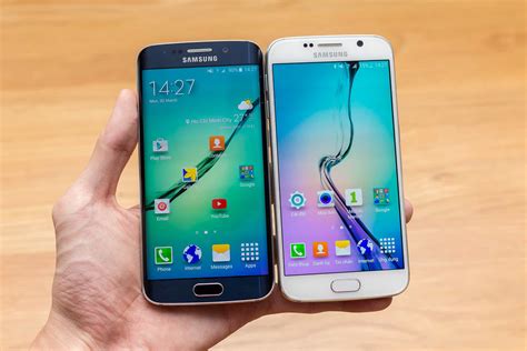 Compare Samsung Galaxy S6 vs. Samsung Galaxy S6 edge.